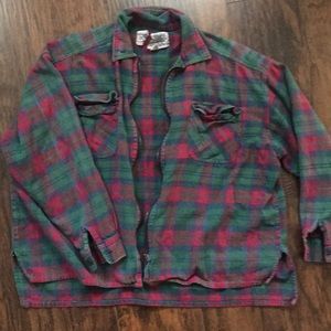 Brandy Melville Zipper Flannel